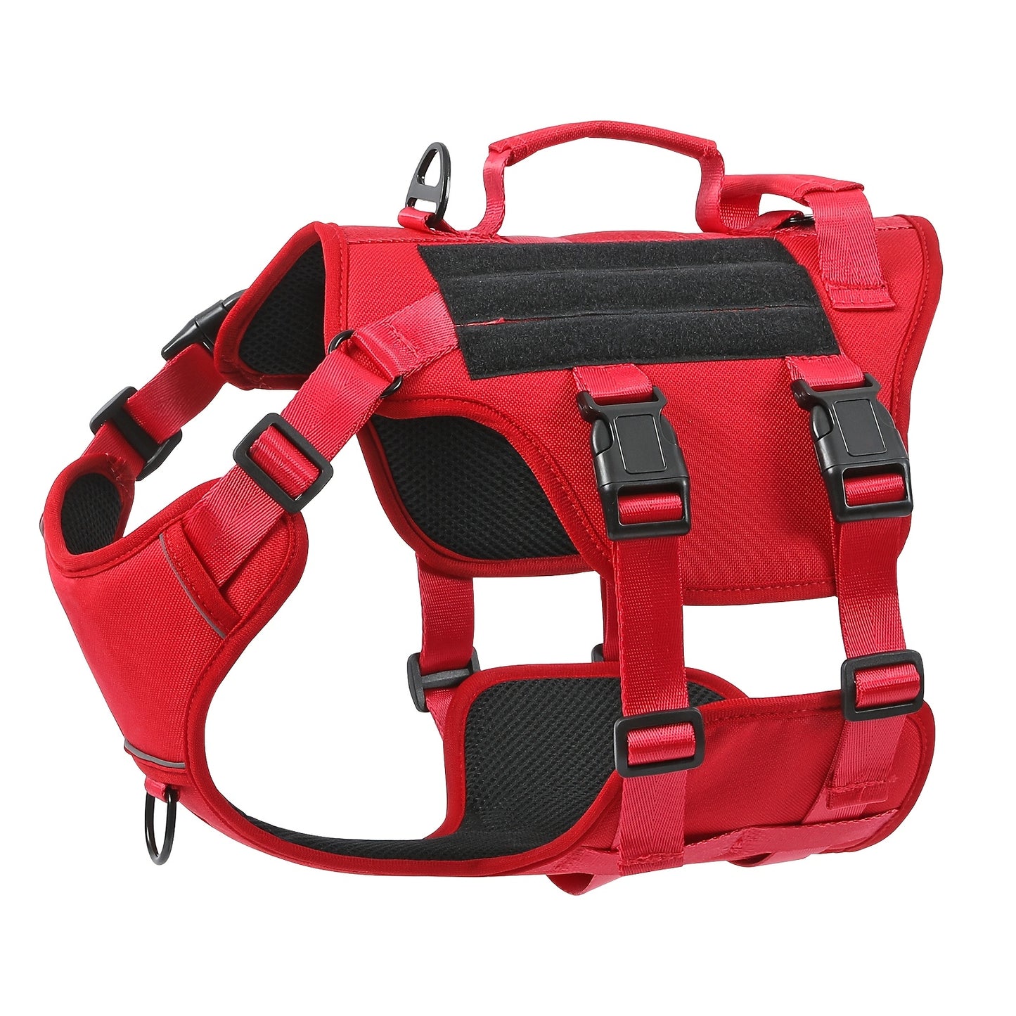 Escape-Proof Dog Harness - Reflective, No-Pull, Soft Padded, Adjustable & Dual Handles - Large