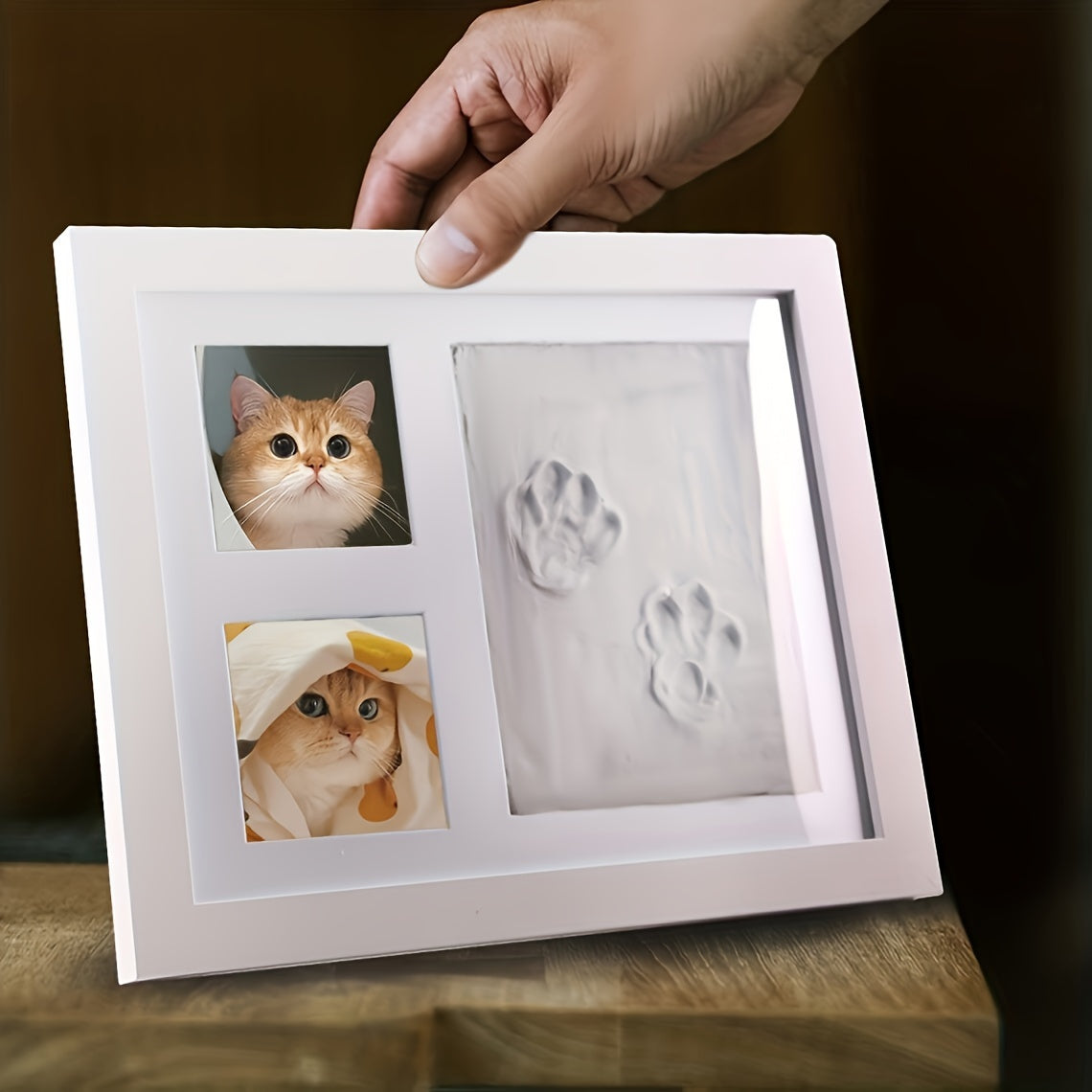 Cat and Dog Paw Print Picture Frame Kit