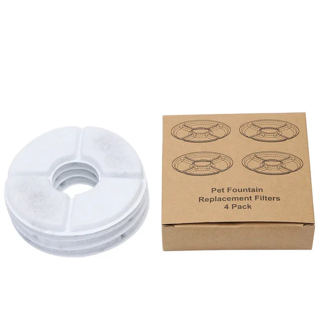Automatic Cat/Dog Water Fountain with LED Lighting 5 Pack Filters 2.4L