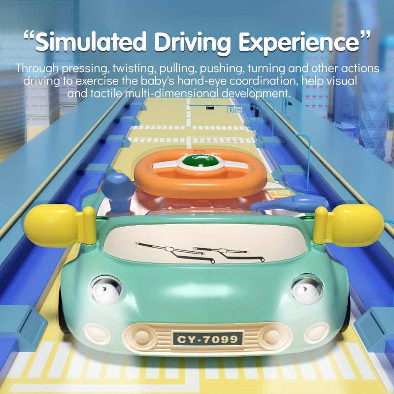 Baby Car Toy includes Interactive Light, Music, ,Simulation Driving
