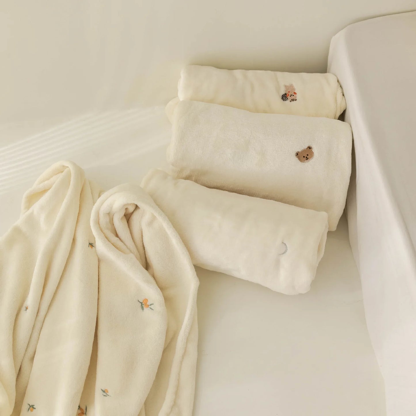 Fleece Baby Swaddling Blanket, Bedding, Stroller Cover