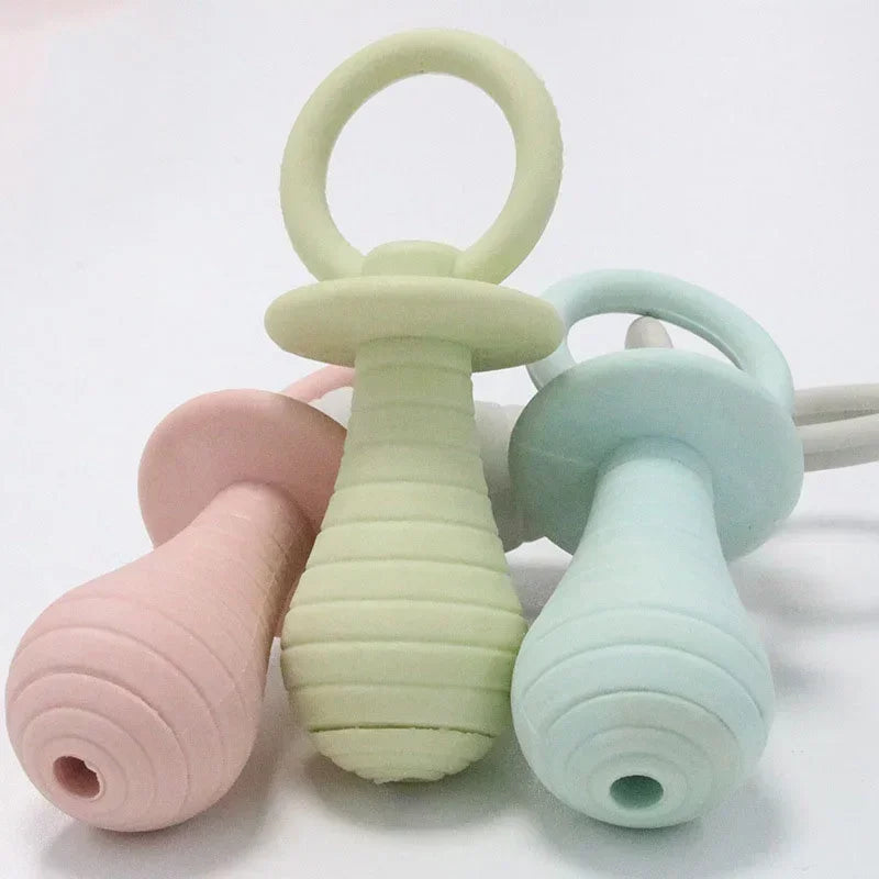 Pet Pacifier Rubber Chew Toys for Dogs Cats Sound Squeaker