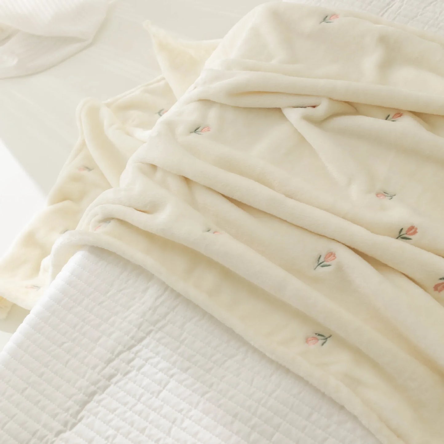 Fleece Baby Swaddling Blanket, Bedding, Stroller Cover