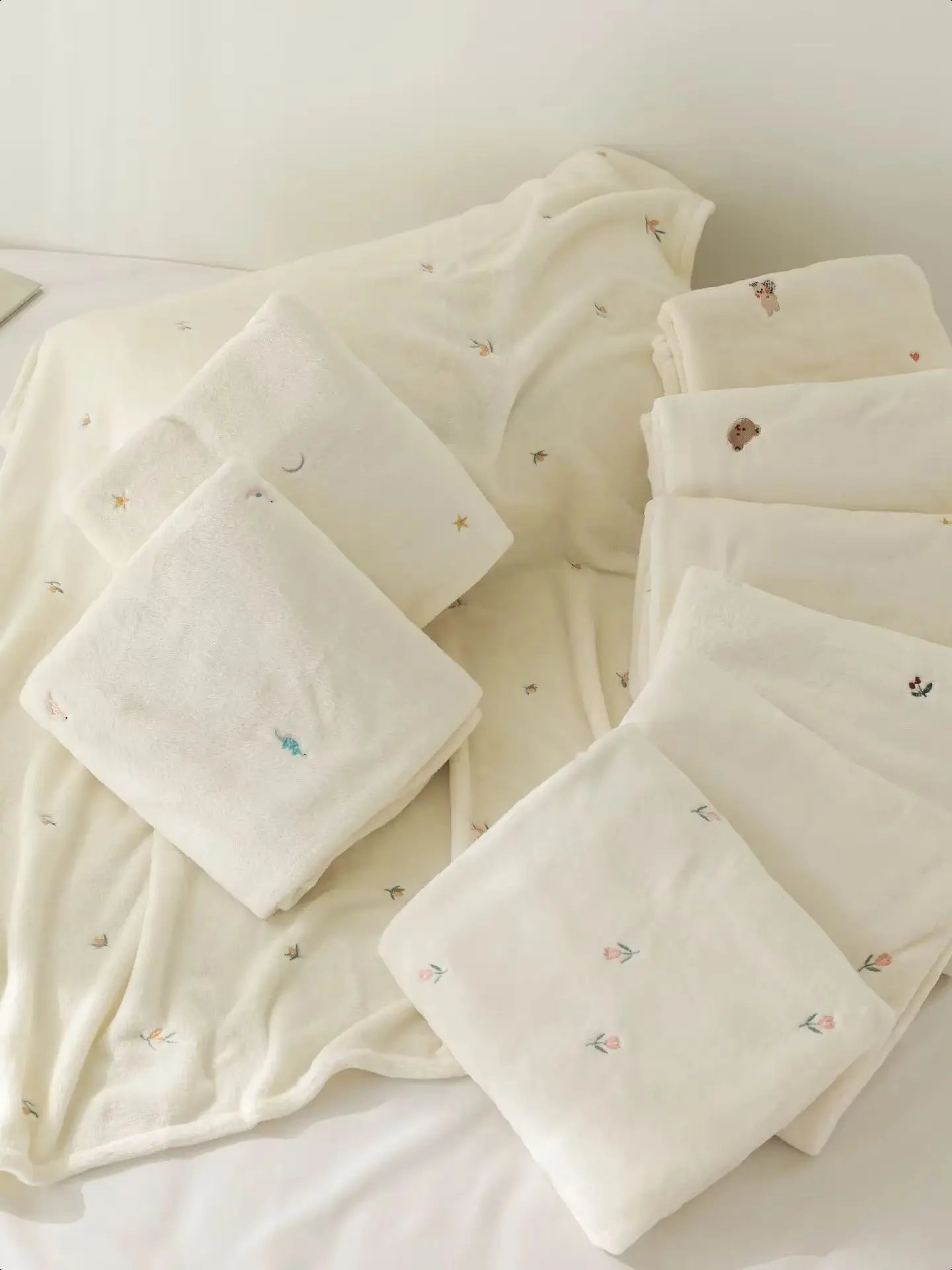 Fleece Baby Swaddling Blanket, Bedding, Stroller Cover