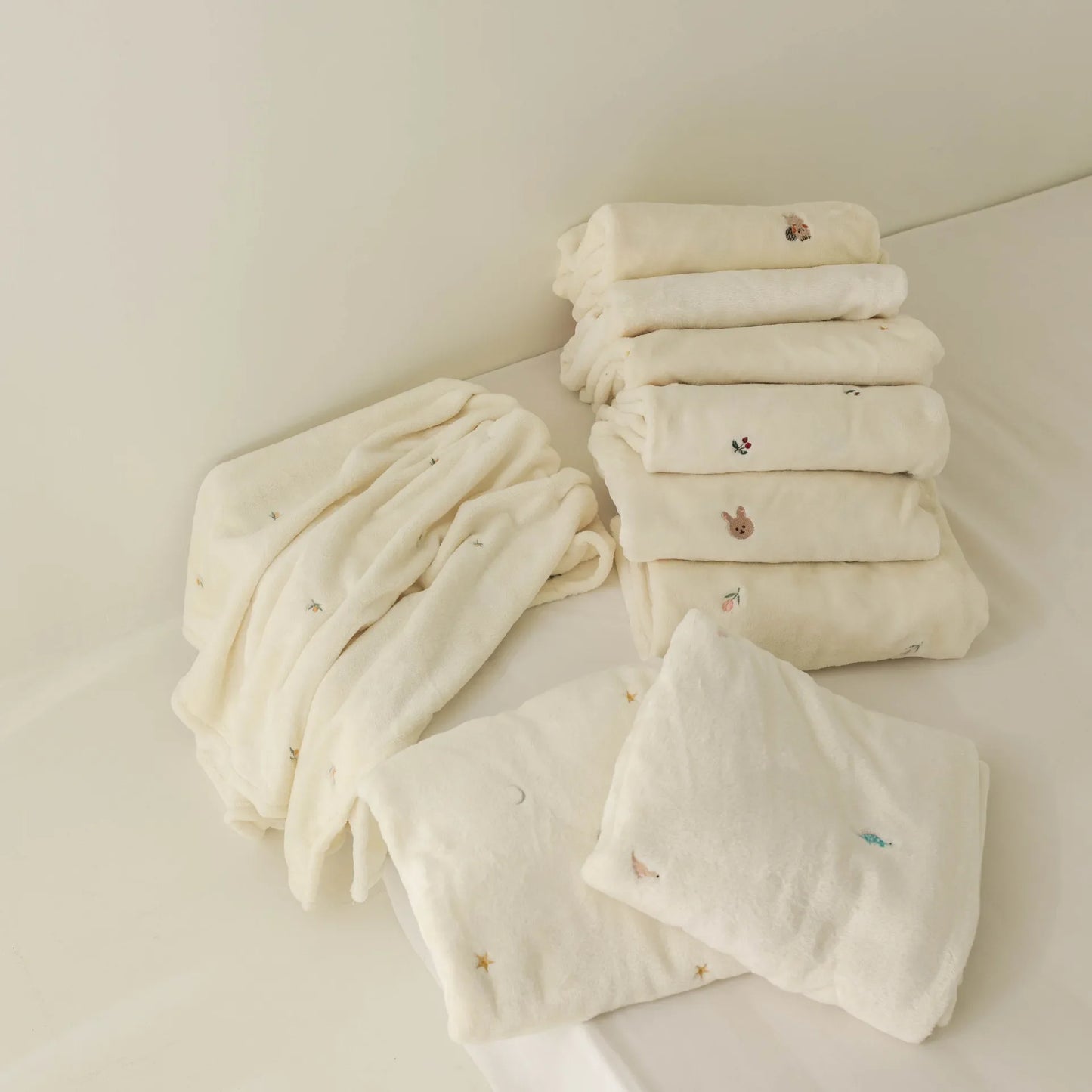 Fleece Baby Swaddling Blanket, Bedding, Stroller Cover
