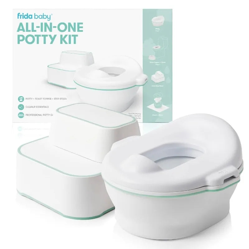 All-in-One Training Toddler Potty Chair, Toilet Seat Topper, Toilet Step Stool, Sink Step Stool