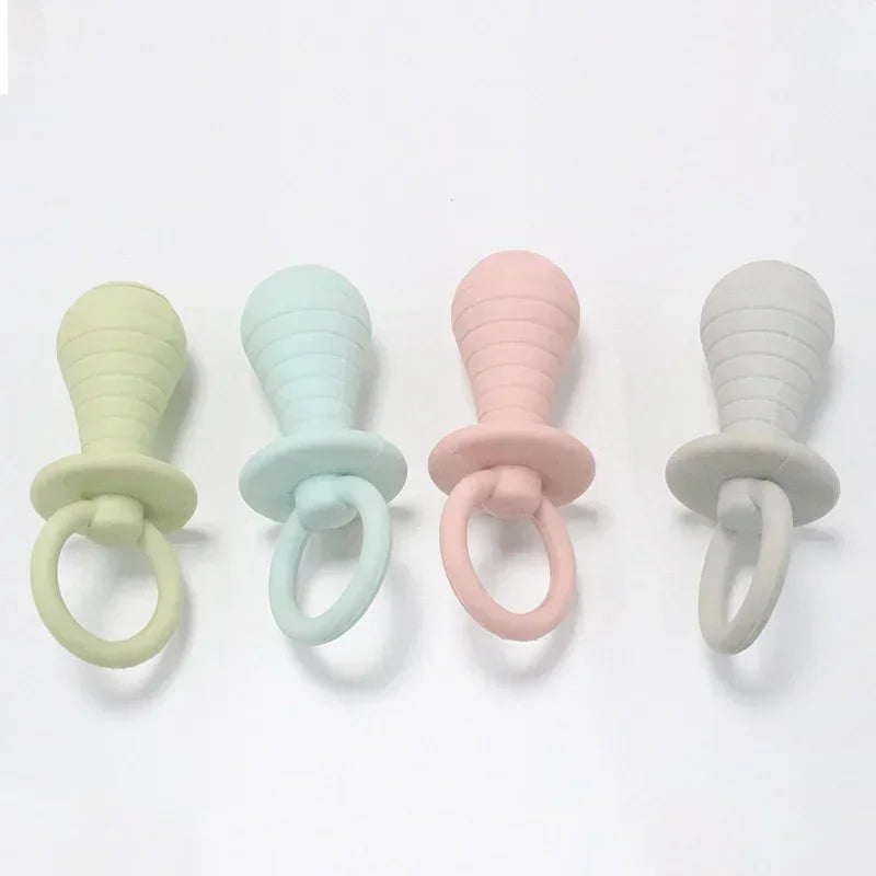 Pet Pacifier Rubber Chew Toys for Dogs Cats Sound Squeaker