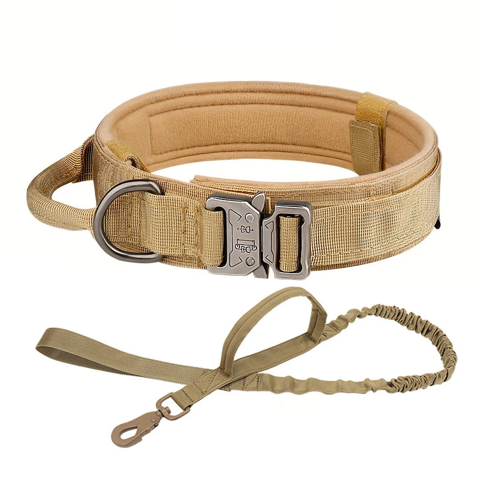 Adjustable Dog Collar or Tactical Training Collar And Leash/Handle Set