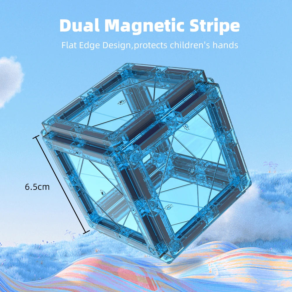 Magnetic Building Blocks Set Magnetic Sheet Construction Building Puzzle Tiles
