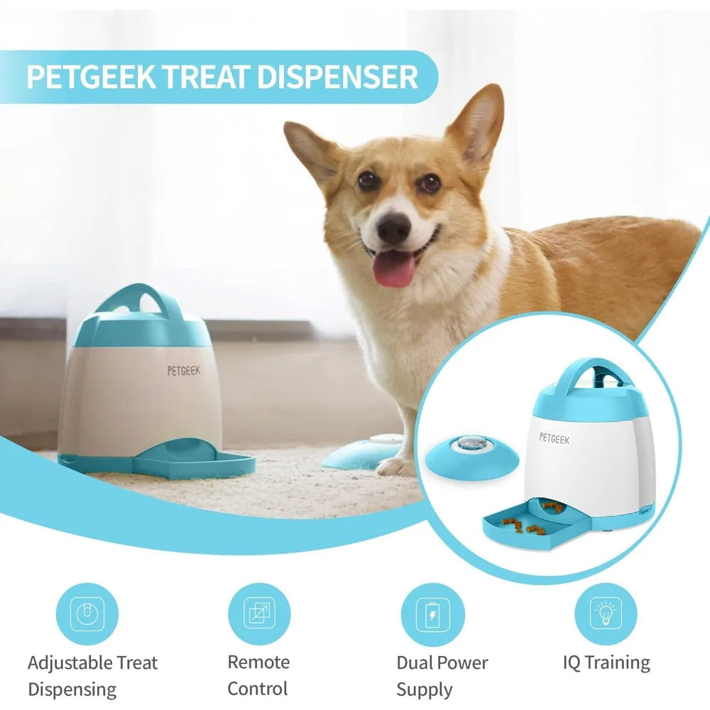 Automatic Treat Dispenser with Remote Button,