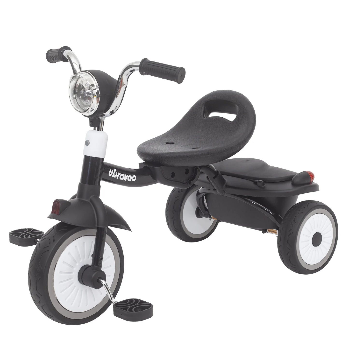 Foldable Tricycle Pedals, Shock-absorbing PU Wheels , Light, 1-5 Years
