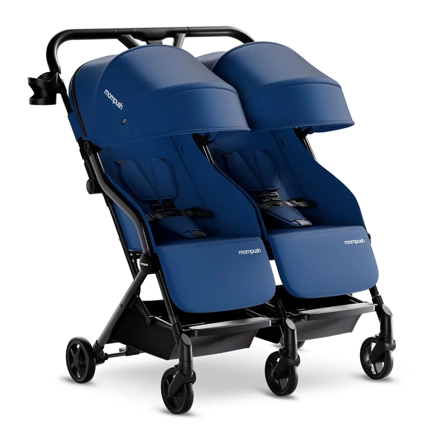 Double Ultralight Stroller, Side by Side Stroller, with Individual Recline, Easy Fold
