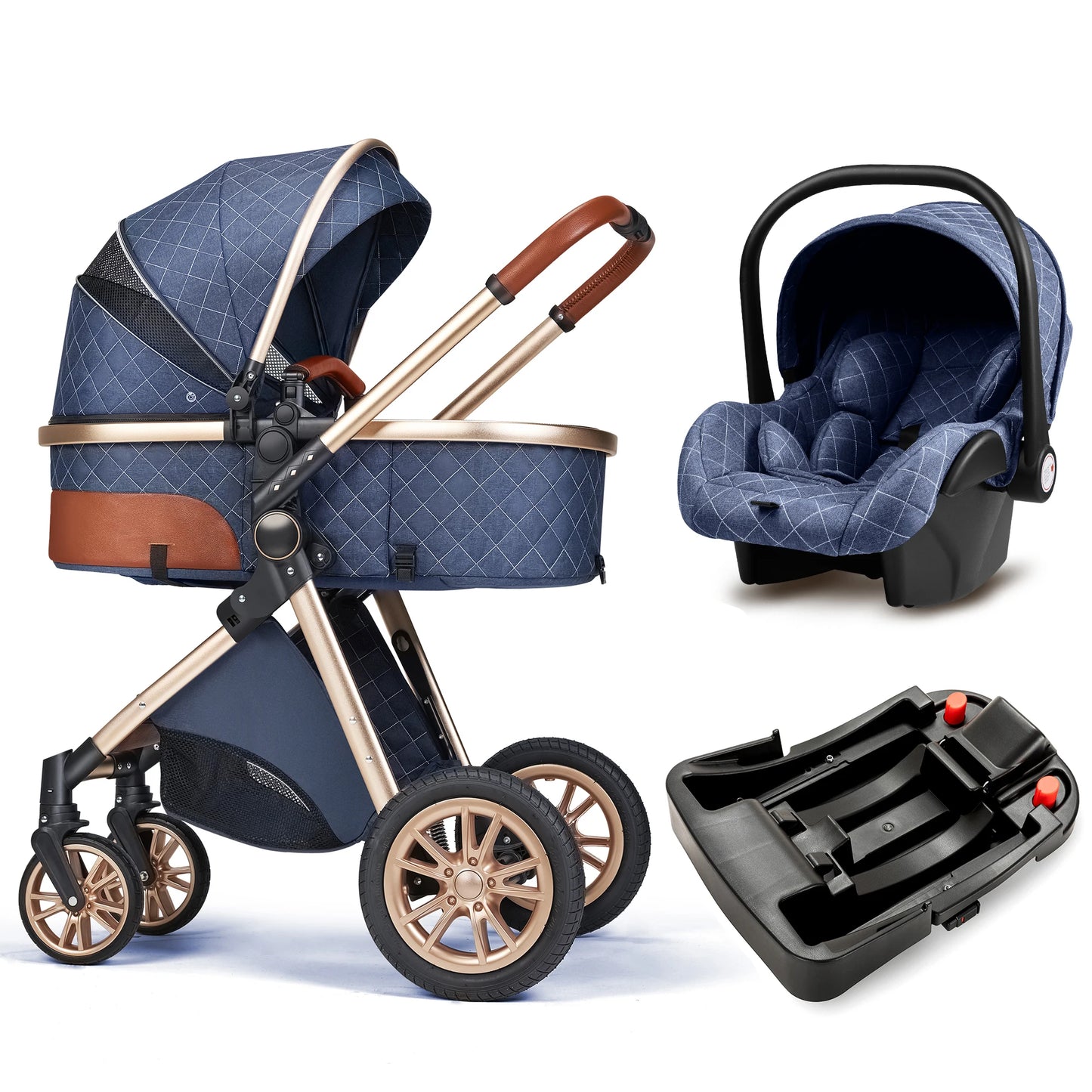 Stroller 3 in 1 Baby Travel System  Free Shipping