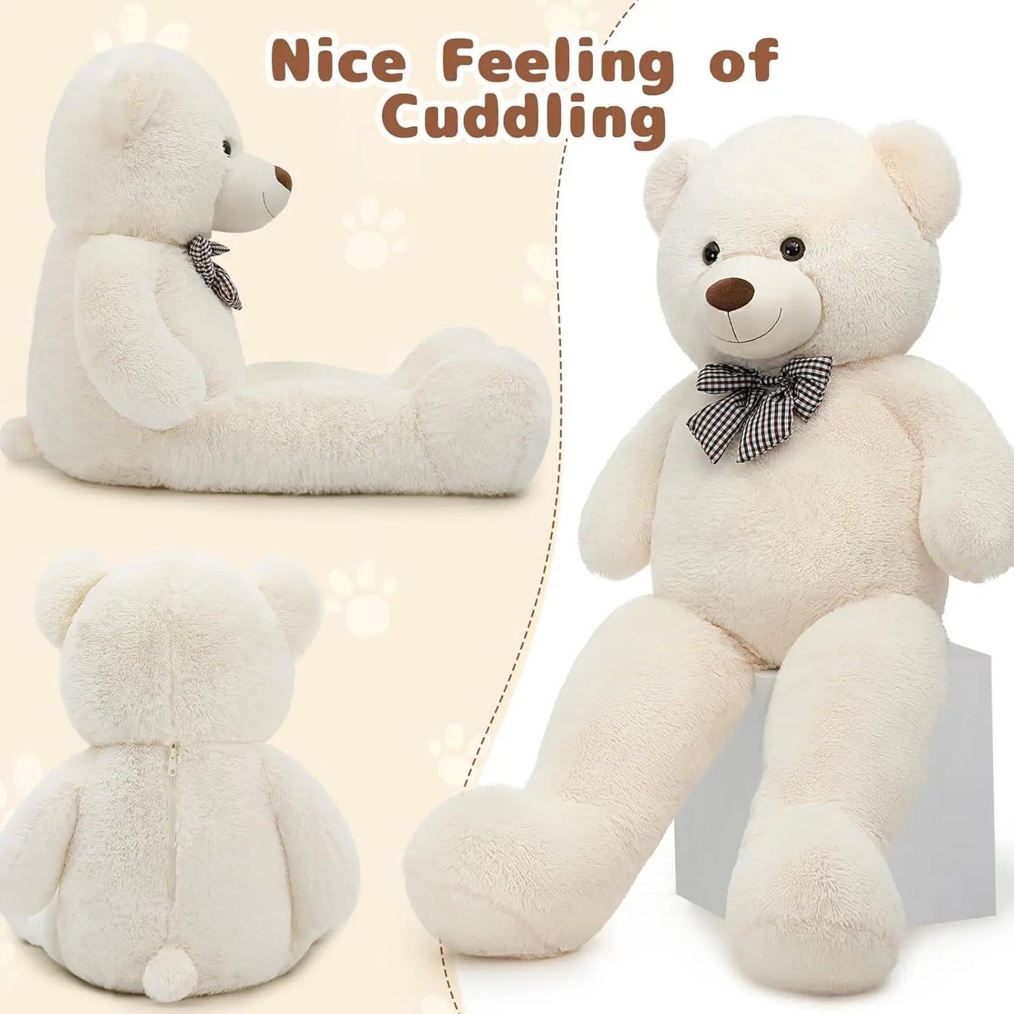 Giant  Stuffed Teddy Bear  4 Feet