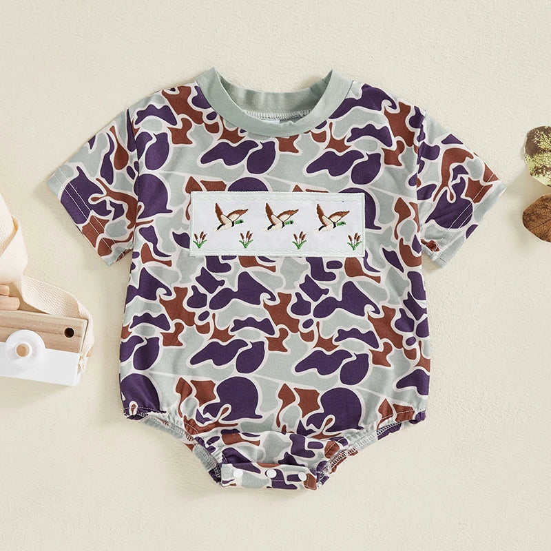 Infant Boy Short Sleeve Jumpsuit