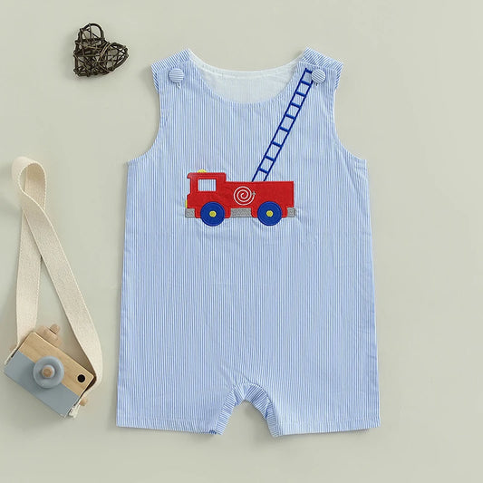 Toddler Boy Sleeveless Romper