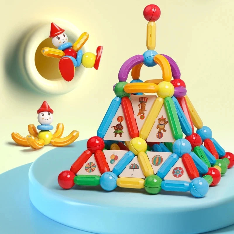 10/26/48/78/101/136pcs Magnetic Constructor Building Block Toys