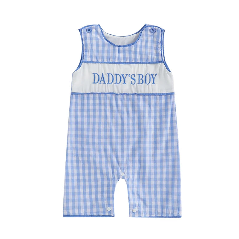 Baby Boy Dress Sleeveless Overall for 0-24 Months