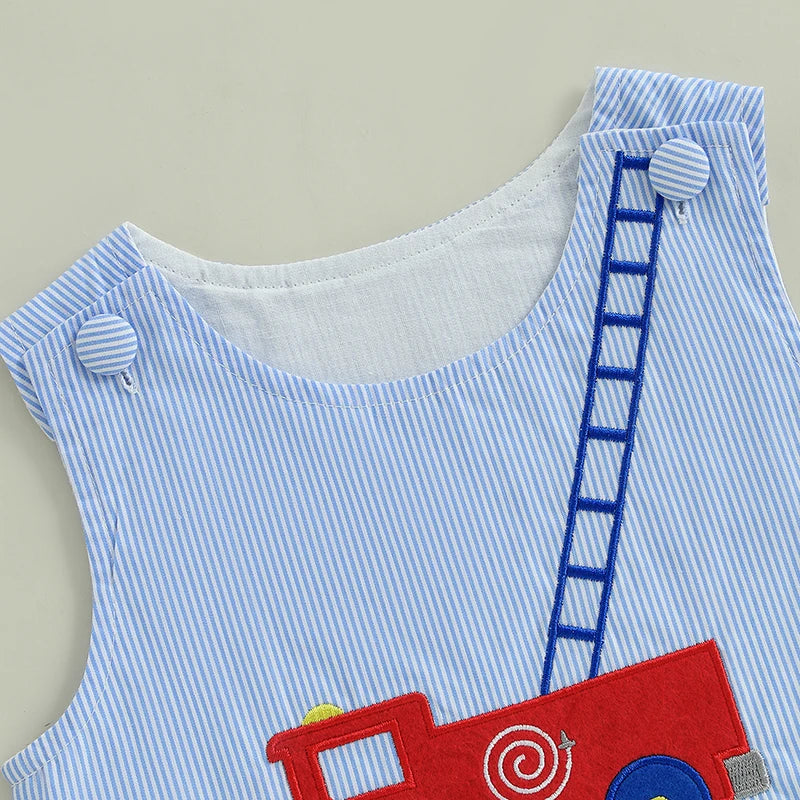 Toddler Boy Sleeveless Romper
