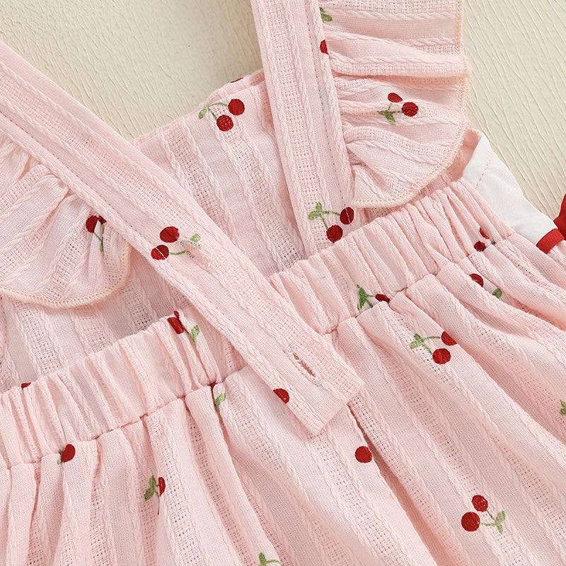 Toddler Girls Floral Ruffle Sleeve Top and Shorts Set