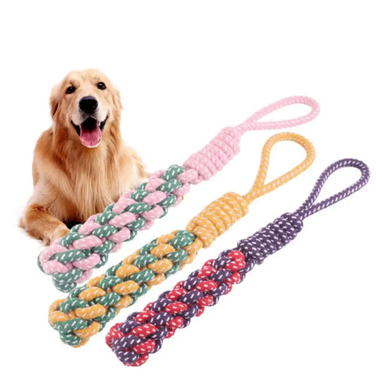 Dog Chew Rope Durable Braided Cotton