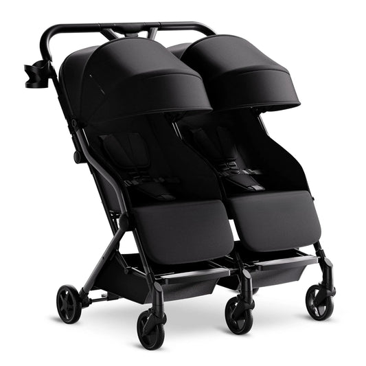 Double Stroller, Lightweight Side by Side Stroller, Large Seats with Individual Recline, Easy Fold