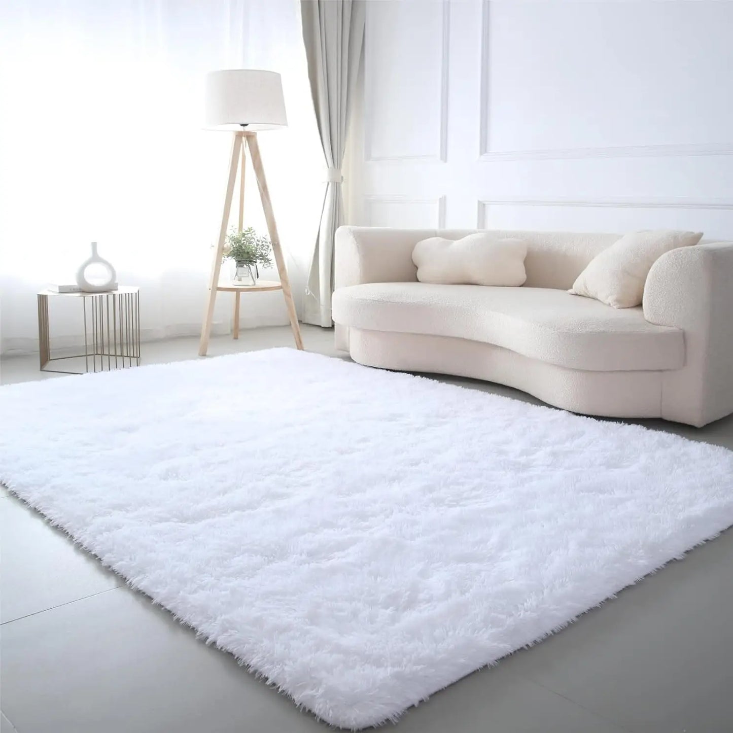 Plush Fluffy Ultra Soft Indoor Area Rug  For Children/ Nursery Rug