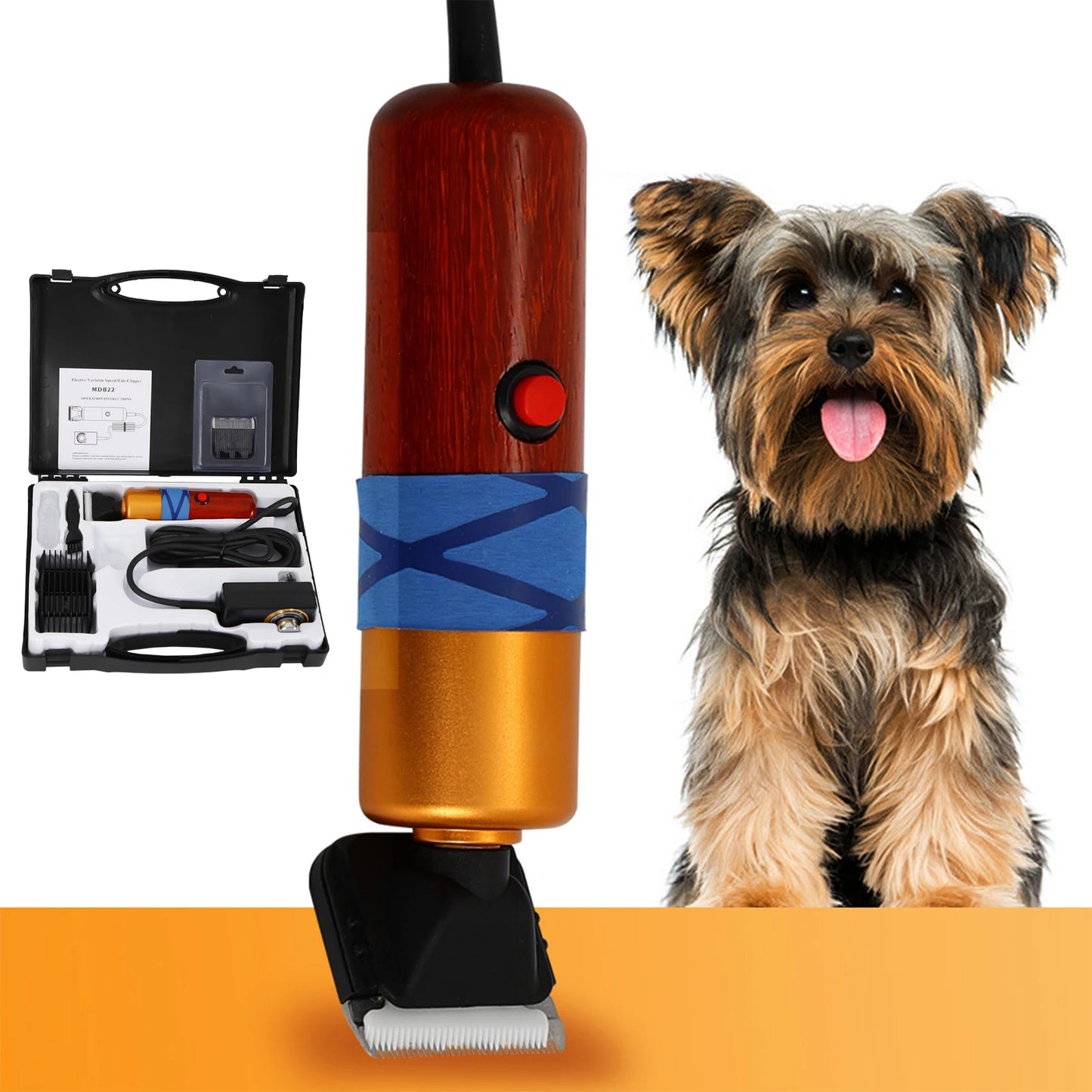 Pet Hair Clipper Low Noise High-efficiency Professional Electric Variable Speed