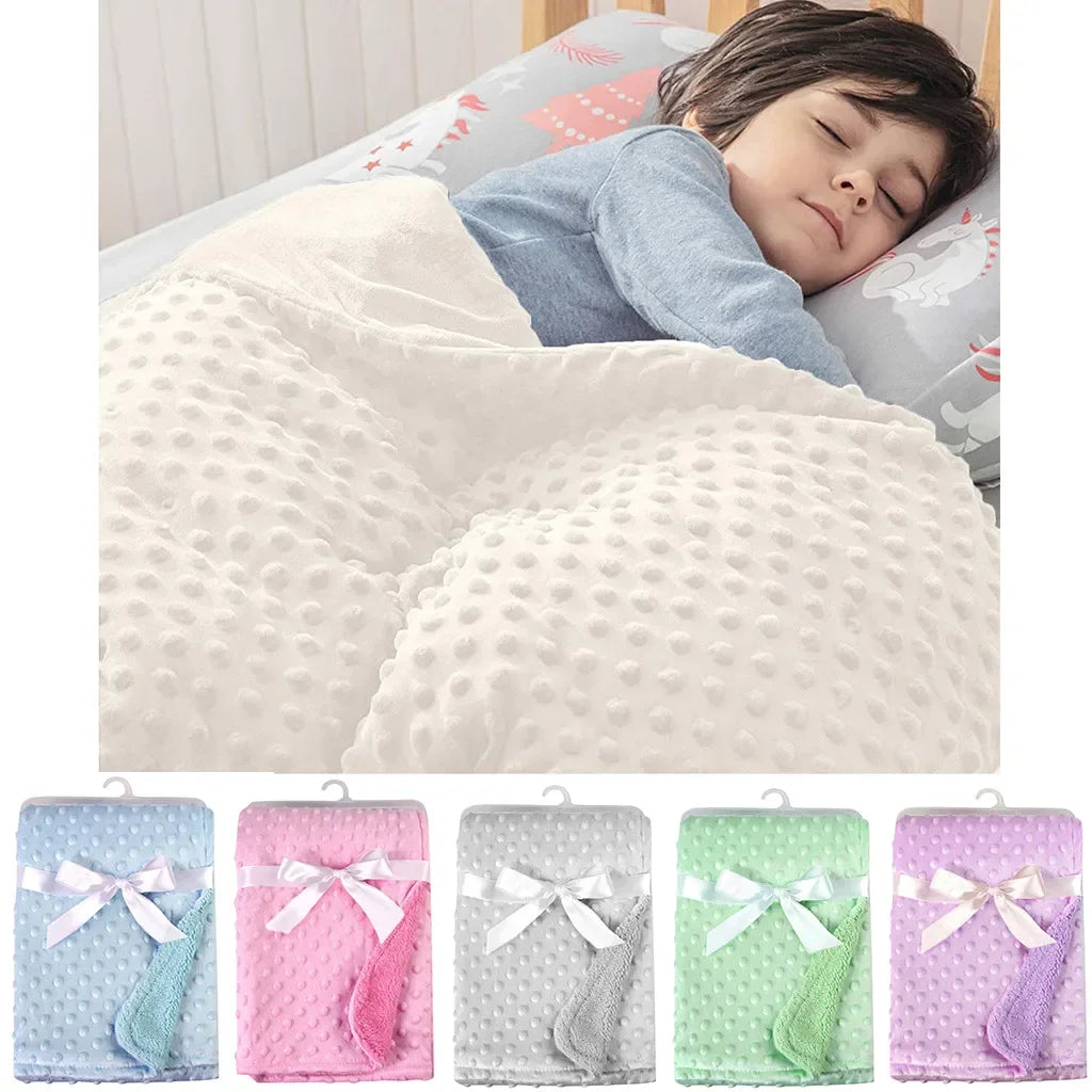 Baby Blanket  Soft Fleece / Swaddling Wrap
