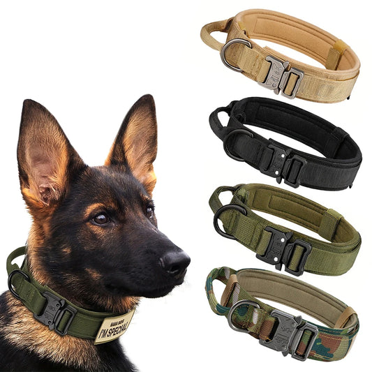 Adjustable Dog Collar or Tactical Training Collar And Leash/Handle Set