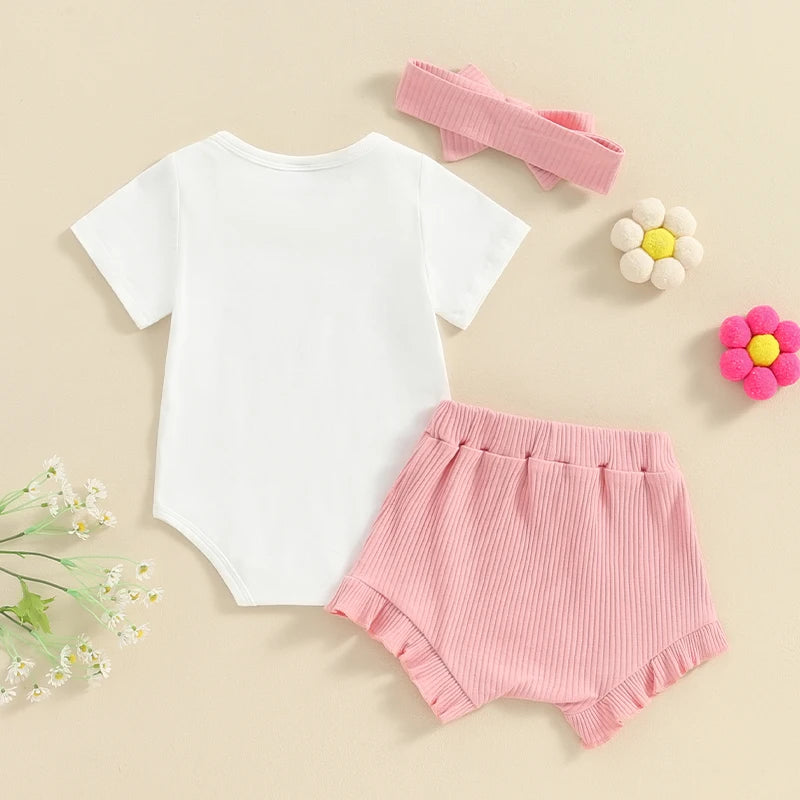 Toddler Girls 2-Piece "Daddy's Girl" Outfit with Headband