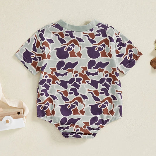 Infant Boy Short Sleeve Jumpsuit