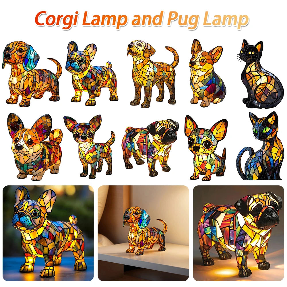 Animal Resin Table Lamp LED
