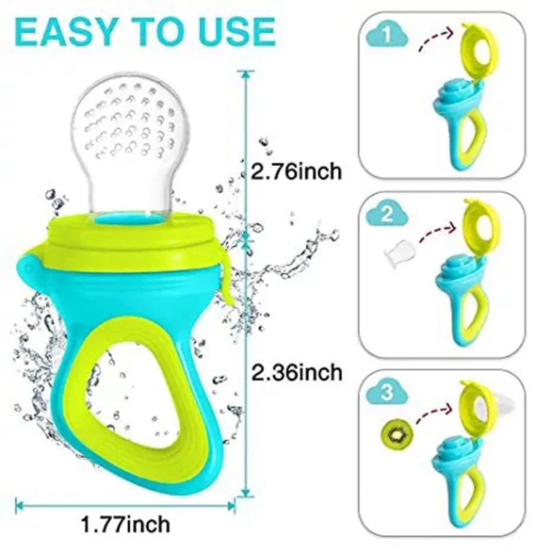 Food Supplement Squeezing Feeding Bottle Cup Silicone, Newborn Baby Pacifier, Training  Spoon.