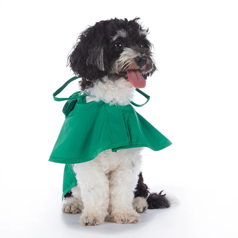 Reflective Dog Raincoat Hooded Waterproof
