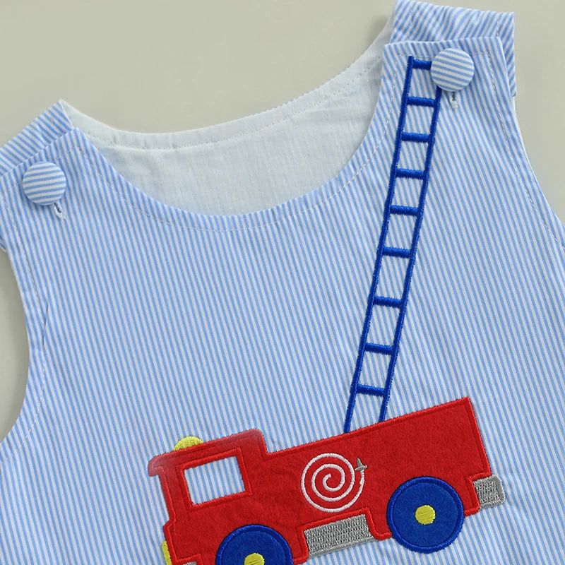 Toddler Boy Sleeveless Romper