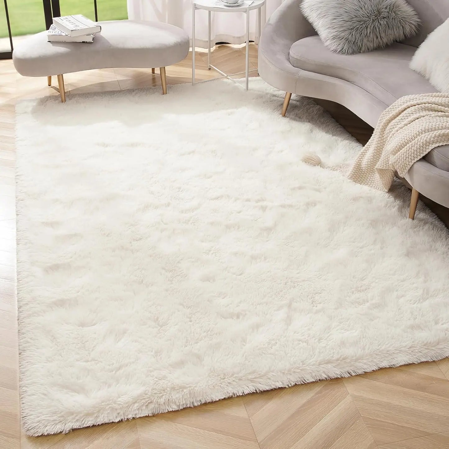 Plush Fluffy Ultra Soft Indoor Area Rug  For Children/ Nursery Rug
