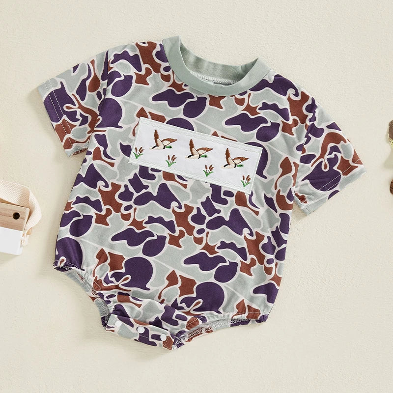 Infant Boy Short Sleeve Jumpsuit