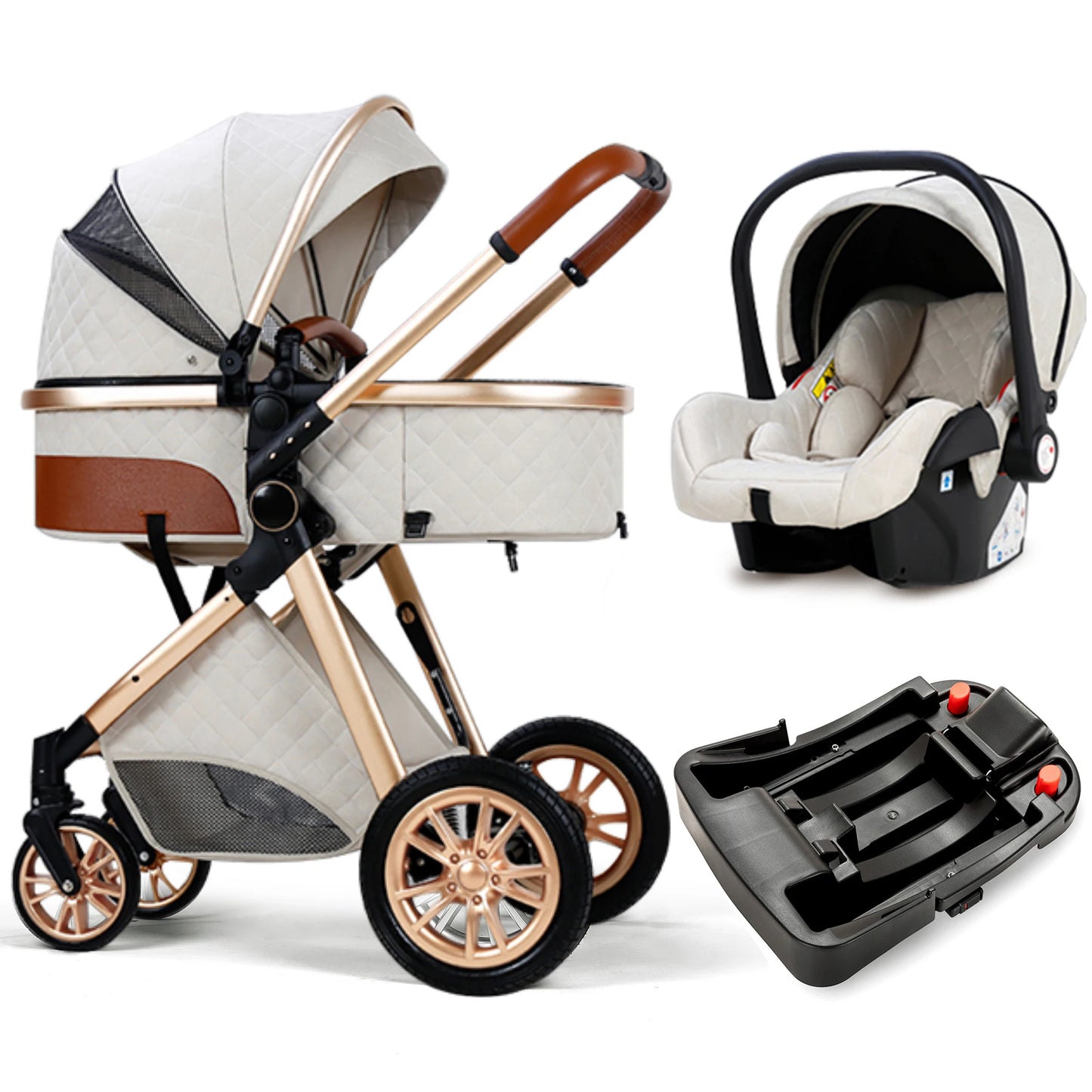 Stroller 3 in 1 Baby Travel System  Free Shipping