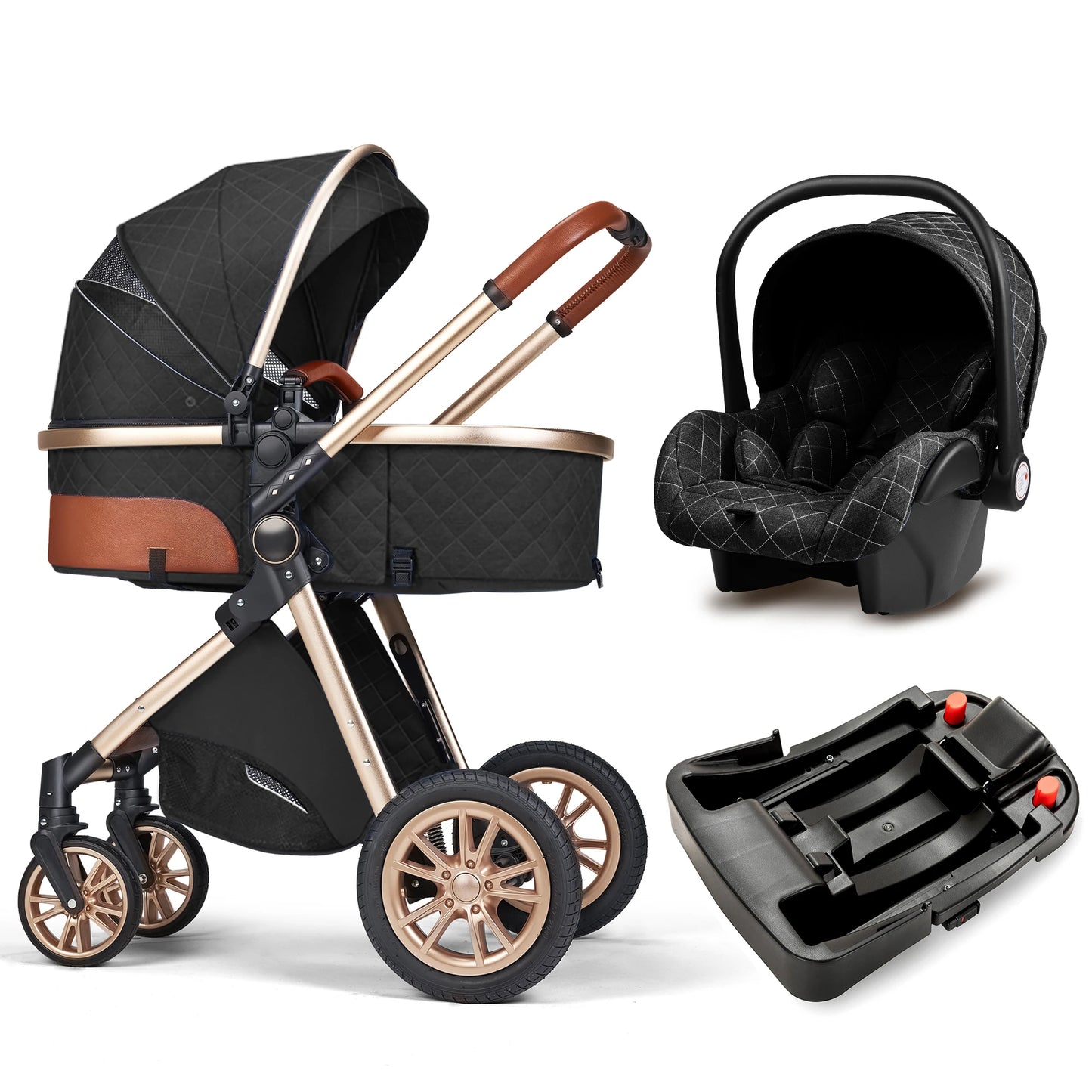 Stroller 3 in 1 Baby Travel System  Free Shipping
