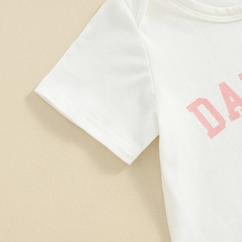 Toddler Girls 2-Piece "Daddy's Girl" Outfit with Headband