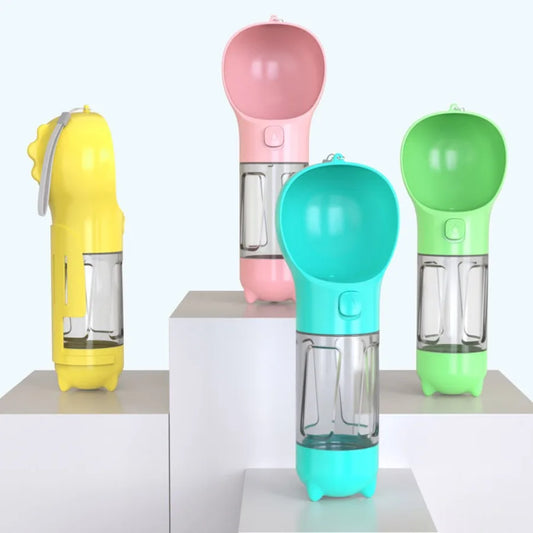 Multifunction Travel Pet Water Bottle For Cats  Dogs