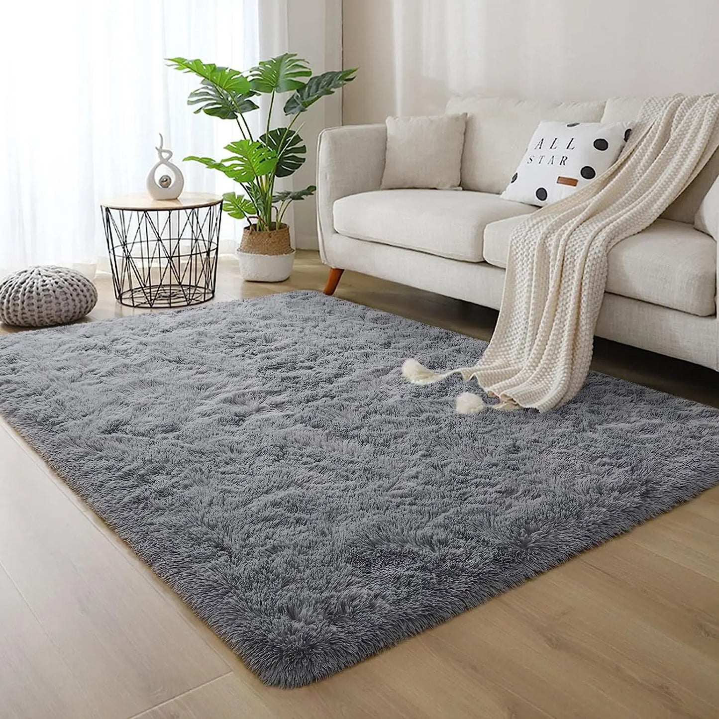Plush Fluffy Ultra Soft Indoor Area Rug  For Children/ Nursery Rug