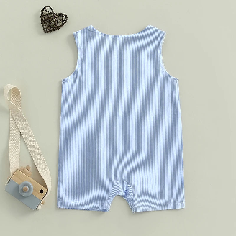 Toddler Boy Sleeveless Romper