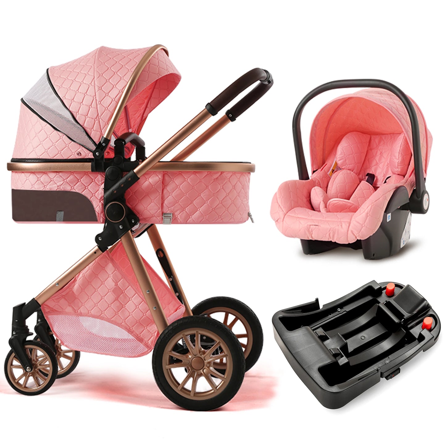 Stroller 3 in 1 Baby Travel System  Free Shipping