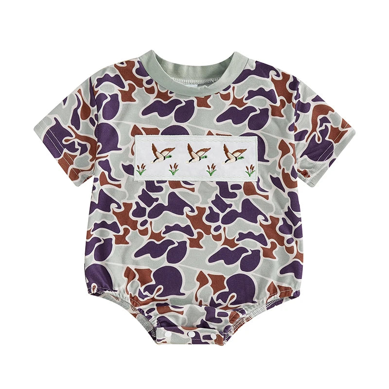 Infant Boy Short Sleeve Jumpsuit