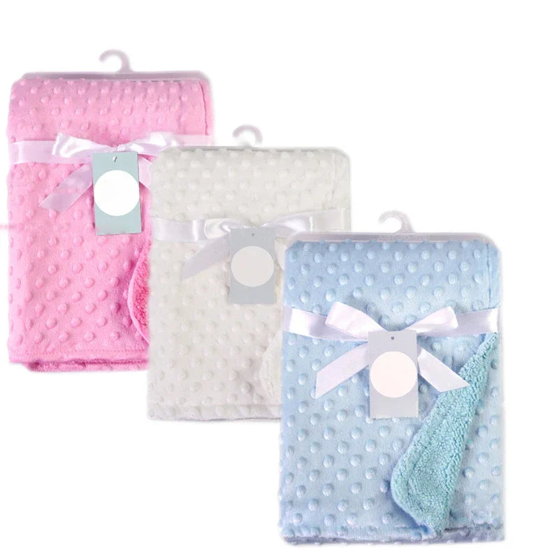 Baby Blanket  Soft Fleece / Swaddling Wrap