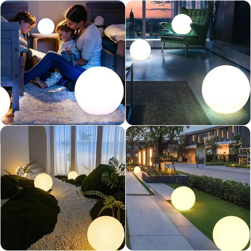 home.16’’ Cordless LED Glowing Ball Light,  w/Remote,