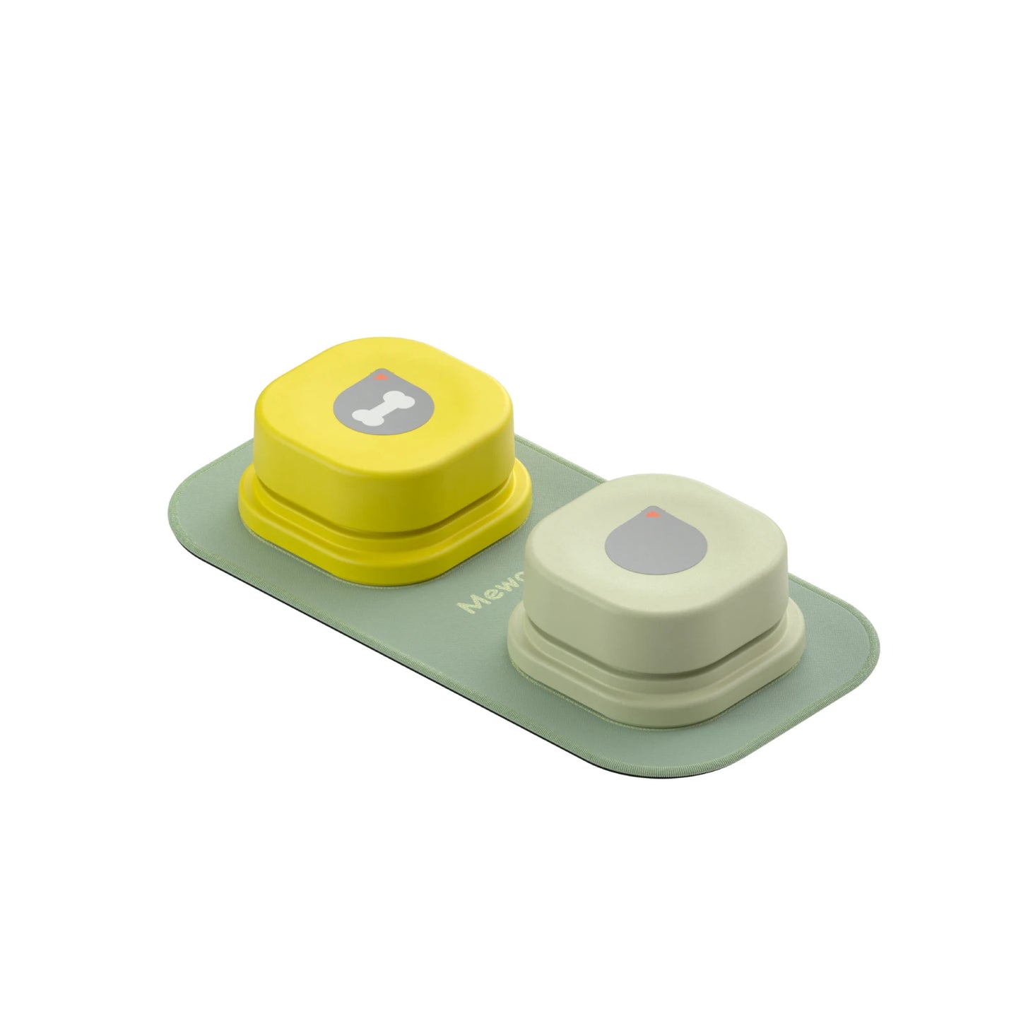 Dog Button Talking Pet Communication Vocal Training Toy Bell With Pad and Sticker